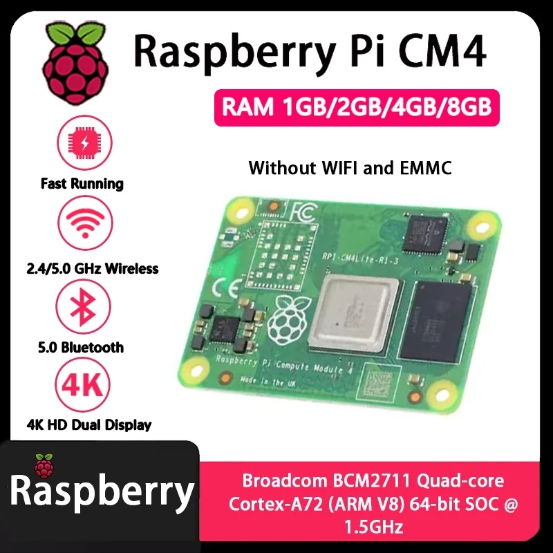 Raspberry Pi CM4 1GB/2GB/4GB/8 - Raspberry Pi Compute Module 4 8Gb 32Gb review and price