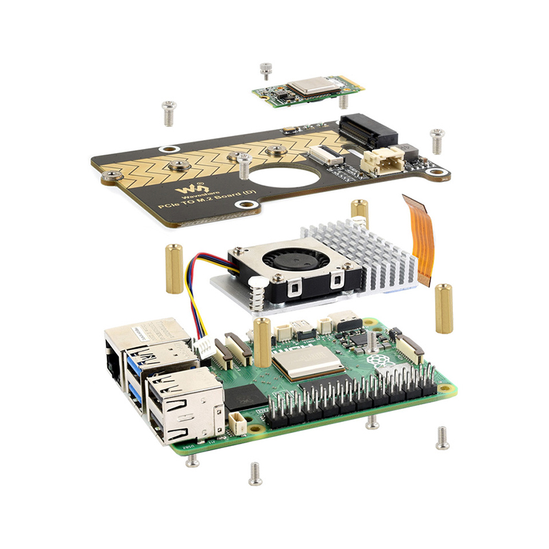 Original Raspberry Pi 5 PCIe t - Raspberry Pi 5 8Gb Kit review and price